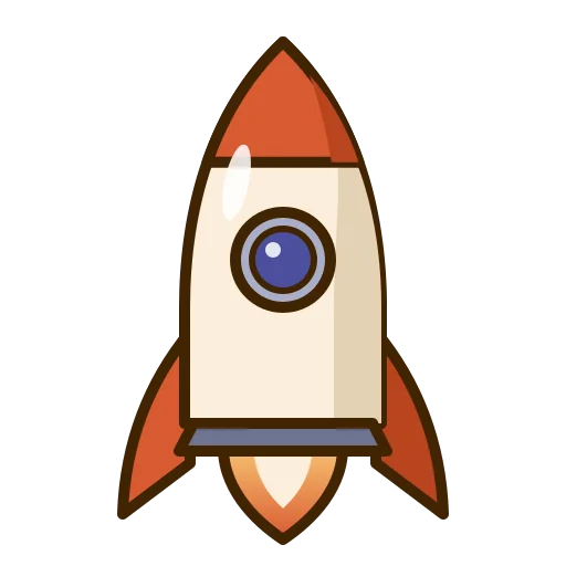 Sticker Rakete