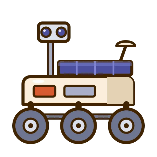 Sticker Mars-Rover